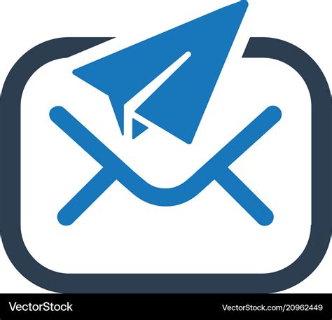 Send message icon Royalty Free Vector Image - VectorStock