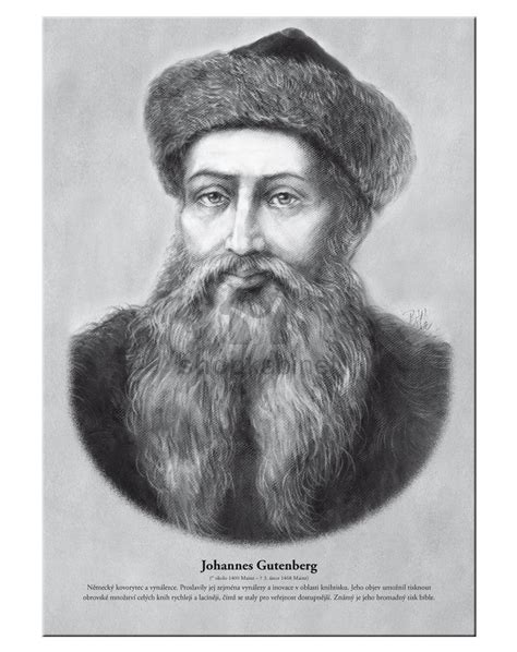 Johannes Gutenberg Quotes. QuotesGram