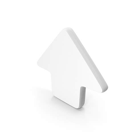 White Arrow Symbol 3D Object 2355736179 | Shutterstock