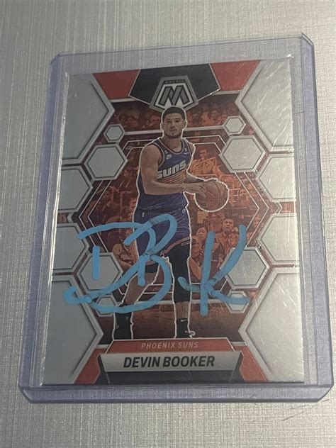 Devin Booker Autograph Phoenix Suns Mosaic Basketball Card - Etsy