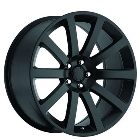 20" Chrysler 300C SRT8 Wheels Satin Black OEM Replica Rims #OEM136-1