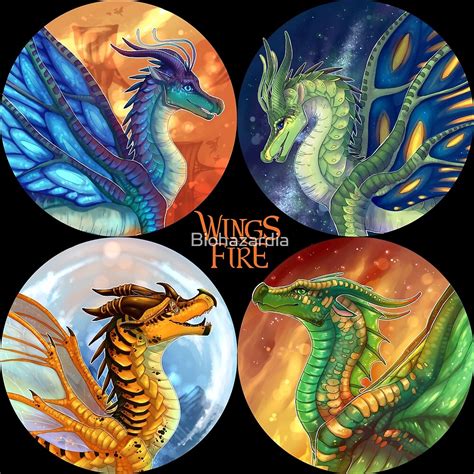 "Wings of Fire - Heroes of the Lost Continent" by Biohazardia | Redbubble