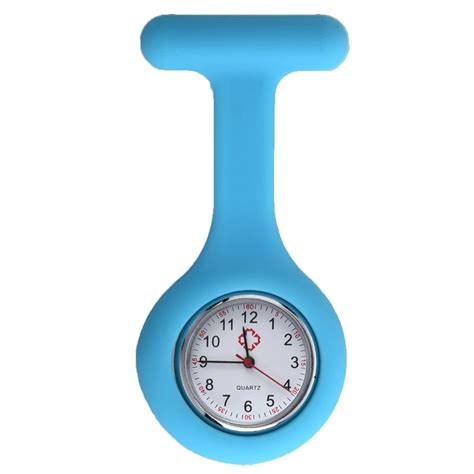 Practical PIN clamp pin Pocket nurse Watch Silicone round Quartz Nurse ...