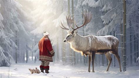 Santa Claus Reindeer Stock Photos, Images and Backgrounds for Free Download