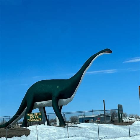 Wall Drug 80ft Dinosaur in Wall, SD (18 Photos)