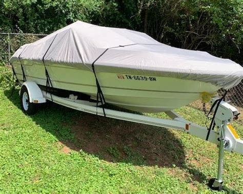Boat Cover for Bass Tracker Tournament TX 17 Trailerable Storage Mooring | eBay