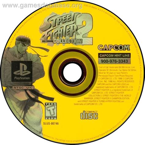 Street Fighter Collection 2 - Sony Playstation - Artwork - Disc