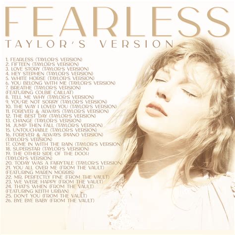 Fearless (Taylor's Version) Digital Standard Edition – Taylor Swift ...