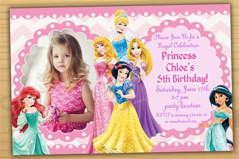 33+ Princess Birthday Invitations Gif | Free Invitation Template