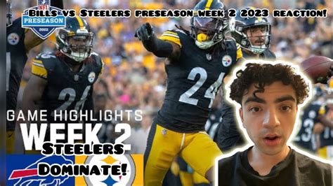 STEELERS DOMINATE! Buffalo Bills vs. Pittsburgh Steelers | 2023 ...