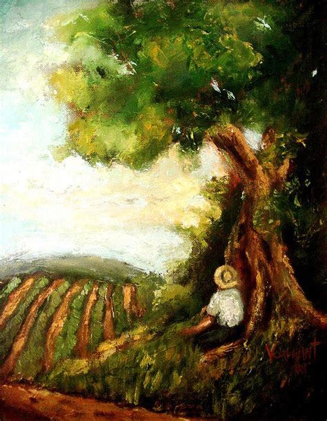 The Thinking Tree Painting by Monica Vanzant