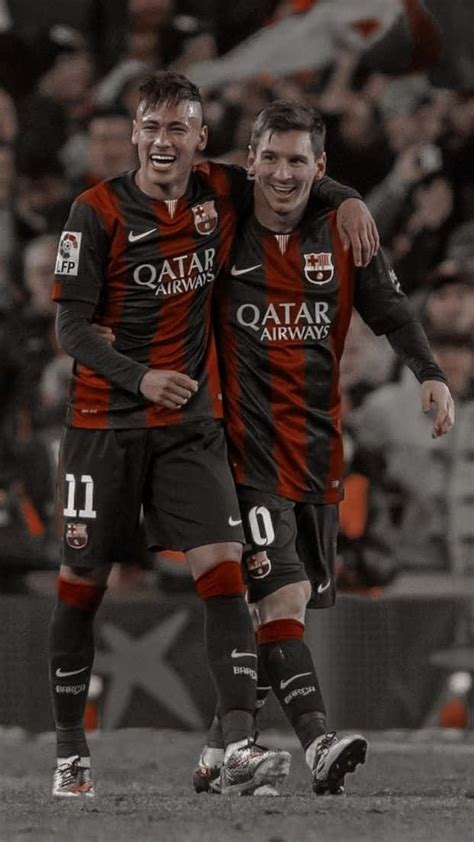 Download Messi and Neymar-Titans of the Soccer Field Wallpaper ...