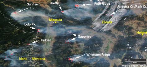 Fires in Western Montana still very active - Wildfire Today