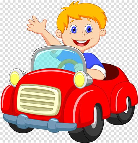 Baby Toys, Car, Cartoon, Drawing, Vehicle, Riding Toy, Child, Baby Playing With Toys transparent ...