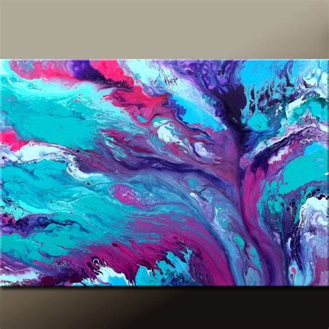 purple abstract | Abstract canvas art, Abstract painting, Art painting