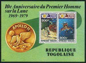 Stamp: 10th Anniversary of the 1st Moon Landing (Togo) (First Moon ...