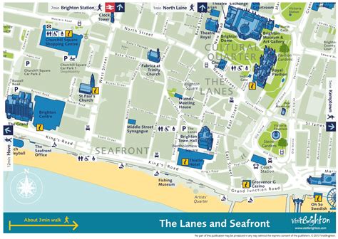 Brighton city centre map - Ontheworldmap.com