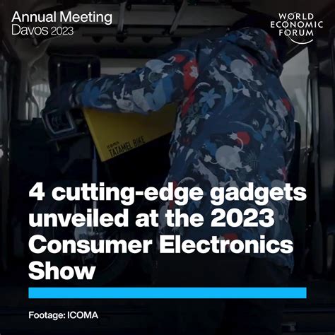 4 Cutting-edge Gadgets Unveiled At The CES 2023 | World Economic Forum