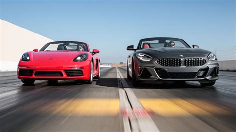 BMW Z4 M40i vs. Porsche 718 Boxster S Comparison: Which is the Better ...