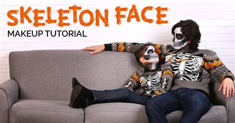 Skeleton Face Makeup Tutorial - HalloweenCostumes.com Blog