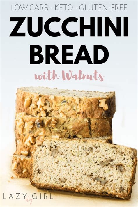 Low Carb Keto Zucchini Bread With Walnuts | Easy keto bread recipe, Low carb pancake recipe ...