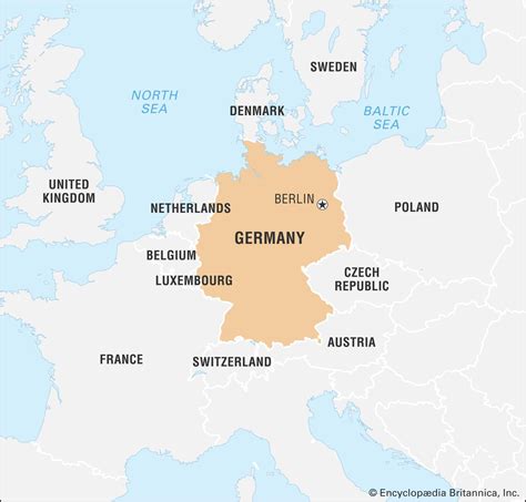 Germany In The Map - Joela Mabelle