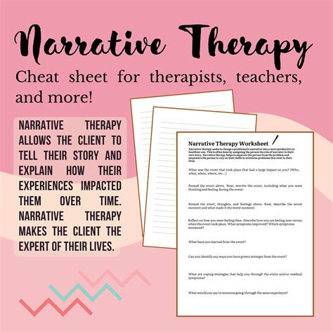 Narrative Therapy Worksheets - prntbl.concejomunicipaldechinu.gov.co