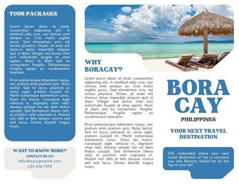 Travel Brochure Examples