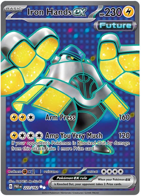 Iron Hands ex - Paradox Rift #223 Pokemon Card