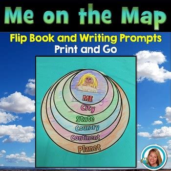 Me on the Map Flip Book Activities by Teacher's Brain - Cindy Martin