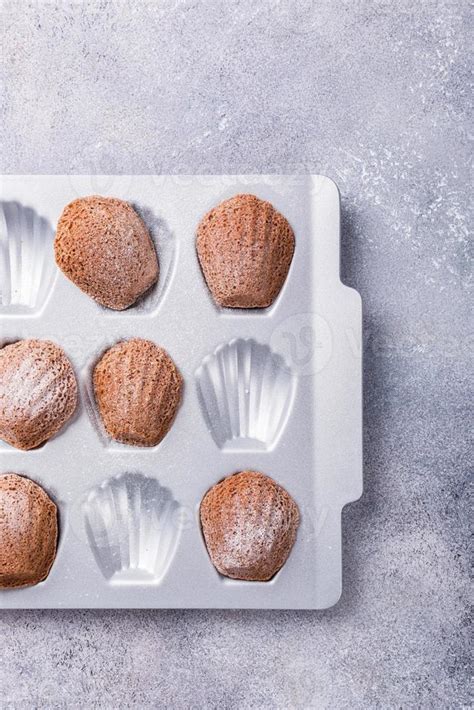 Homemade chocolate madeleine cookies 4693631 Stock Photo at Vecteezy