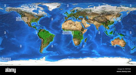 Detailed satellite view of the Earth and its landforms. Elements of this image furnished by NASA ...