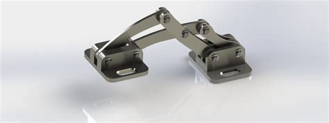 Stainless Steel Marine Hinge Mechanism || Download free 3D cad models #5055