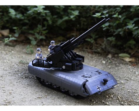 LEGO MOC Panzerkampfwagen E-100 Tank (12.8 cm FlaK 40) by MekanismBricks | Rebrickable - Build ...