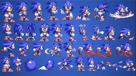 My sonic modgen modern sprites by sonicthewq on DeviantArt