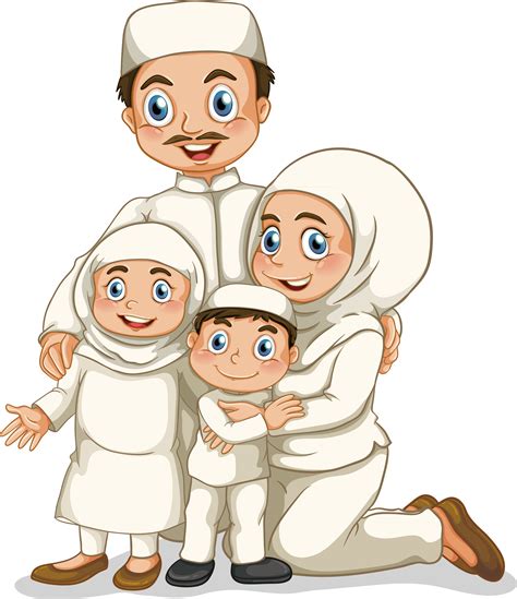 Families clipart muslims, Families muslims Transparent FREE for ...