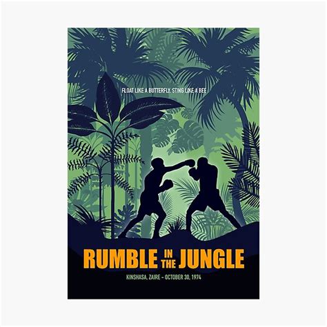 "Rumble in the Jungle - Alternative Movie Poster" Photographic Print by ...