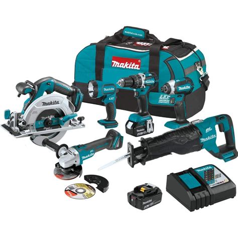 Makita 18V Brushless Cordless 6 Piece Combo Kit - Brooks Dollar