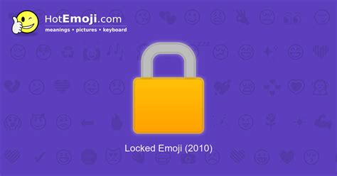 🔒 Lock Emoji Meaning with Pictures: from A to Z