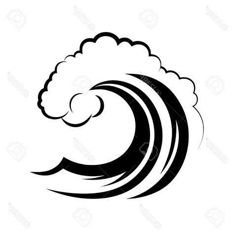 Wave Clipart Black And White | Free download on ClipArtMag