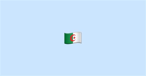 🇩🇿 drapeau : Algérie - Emoji Signification