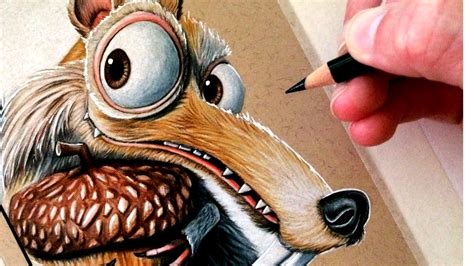 Drawing Scrat from Ice Age - FAN ART FRIDAY | Drawings, Fan art, Art