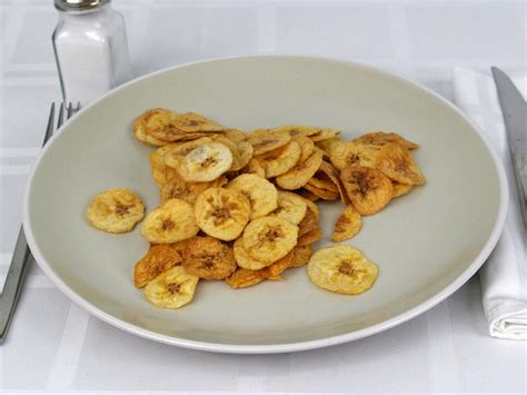 Calories in 42 grams of Plantain Chips - Sweet.