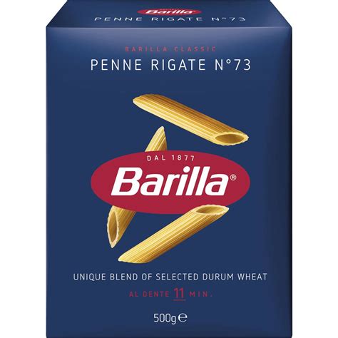 Barilla Penne Rigate Pasta No 73 500g | Woolworths