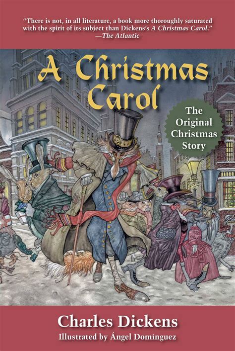 Download A Christmas Carol Book Cover Wallpaper | Wallpapers.com