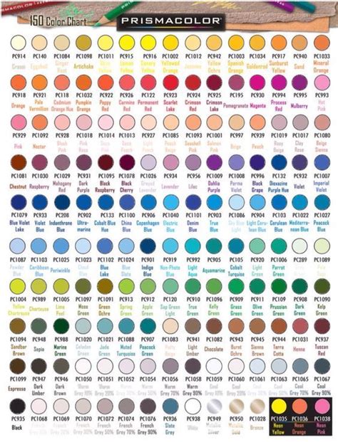 (Prismacolor Premier Colored Pencil Color Chart...!) --> If you're in the market for the most ...