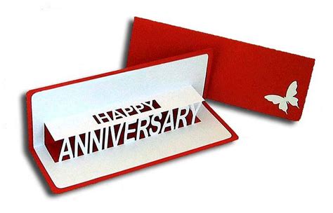 Personalised Anniversary Pop Up Card By Ruth Springer Design