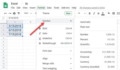 How to Format Dates in Google Sheets - ExcelNotes