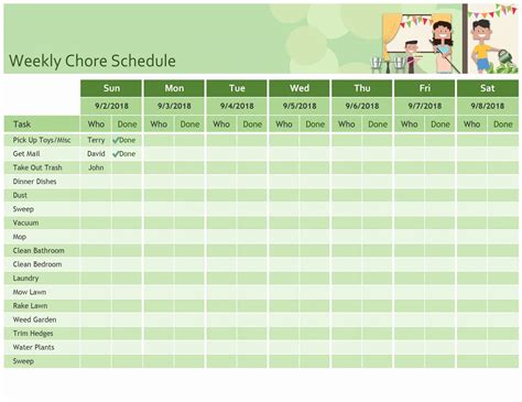 Pick Up Schedule Template – Best Calendar Example