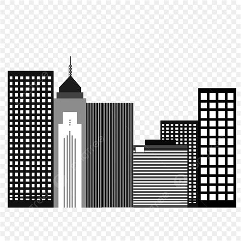 Hong Kong Skyline Silhouette Transparent Background, Hong Kong Black ...